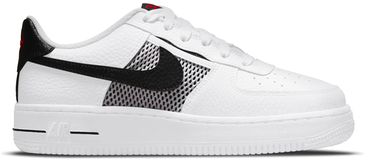 Nike Air Force 1 Mid GS White Black Pink FD0866-100 