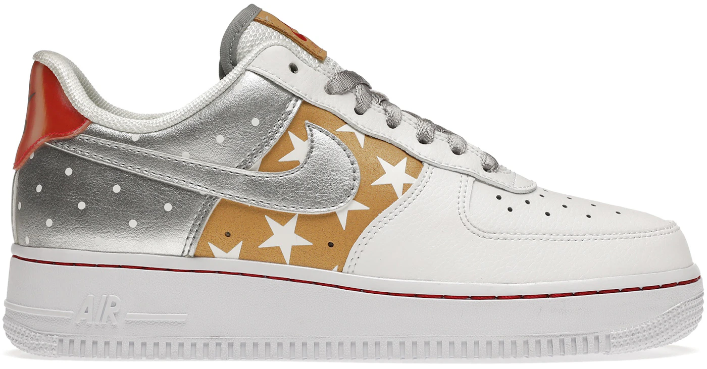 Nike Air Force 1 Low White Grey Gold (Women's)