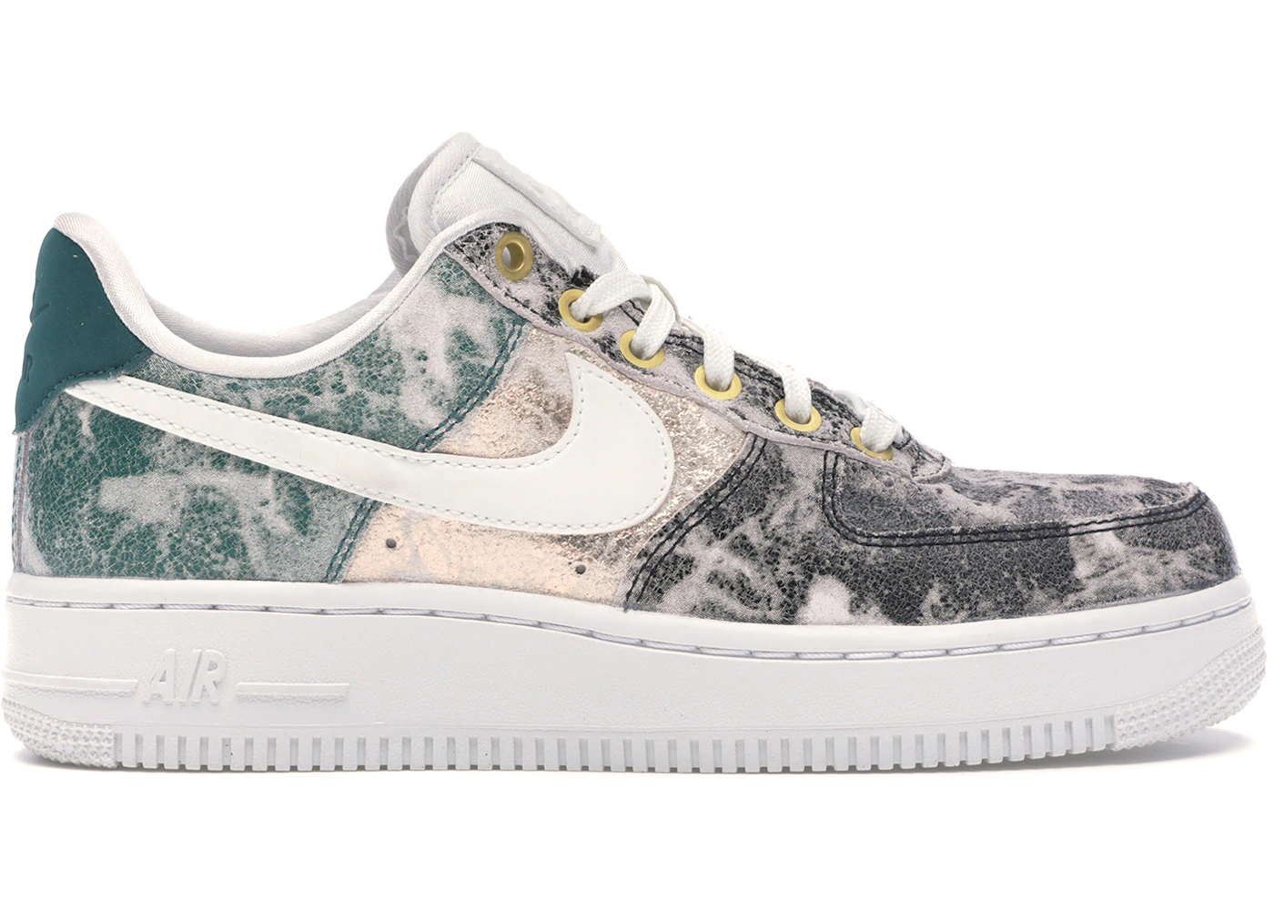 Nike Air Force 1 Low Metallic Leather (Women's) - AO1017-100 - US