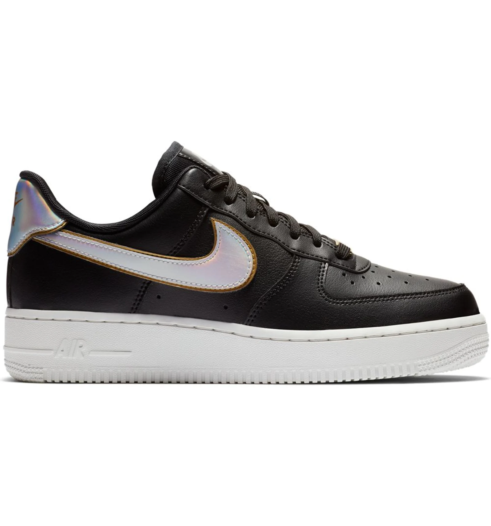 Nike Air Force 1 Low Metallic Swoosh Black Women s AR0642 002 US