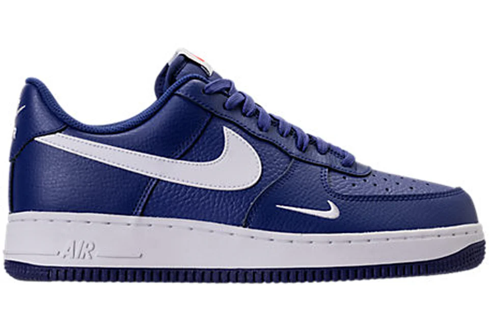 Nike air force clearance 1 blue swoosh