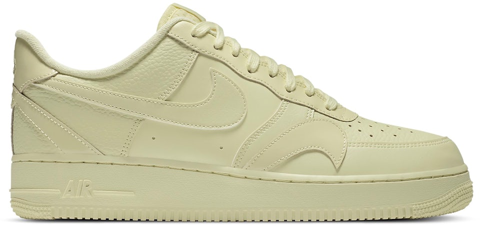 Nike Air Force 1 Low Misplaced Swooshes Pale Yellow