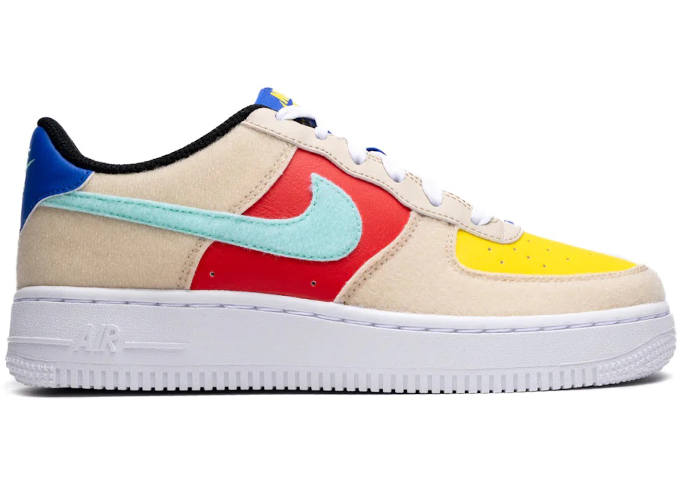 Nike Air Force Low Multi-Color Velcro (GS) FN7818-100 US