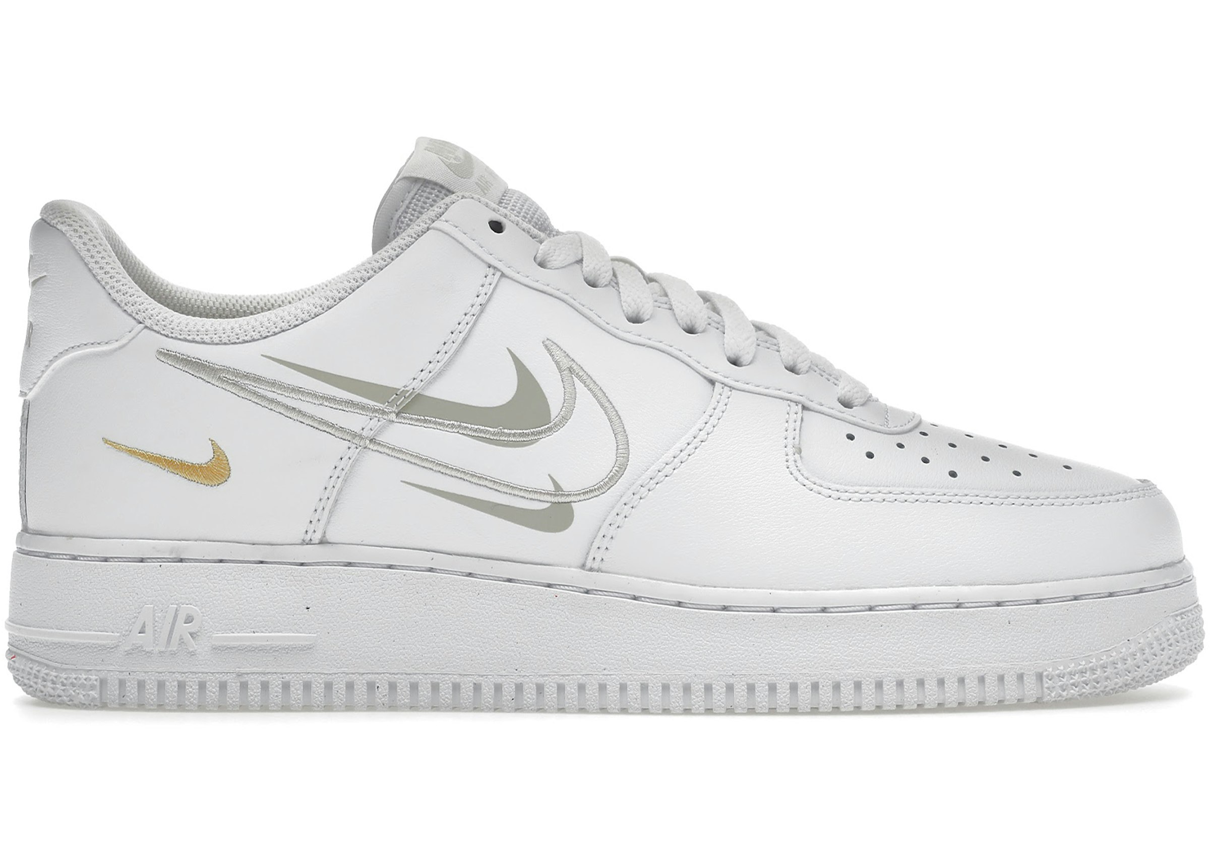 Intacto Pocos victoria Nike Air Force 1 Low Multi-Swoosh White Yellow Men's - DX2650-100 - US