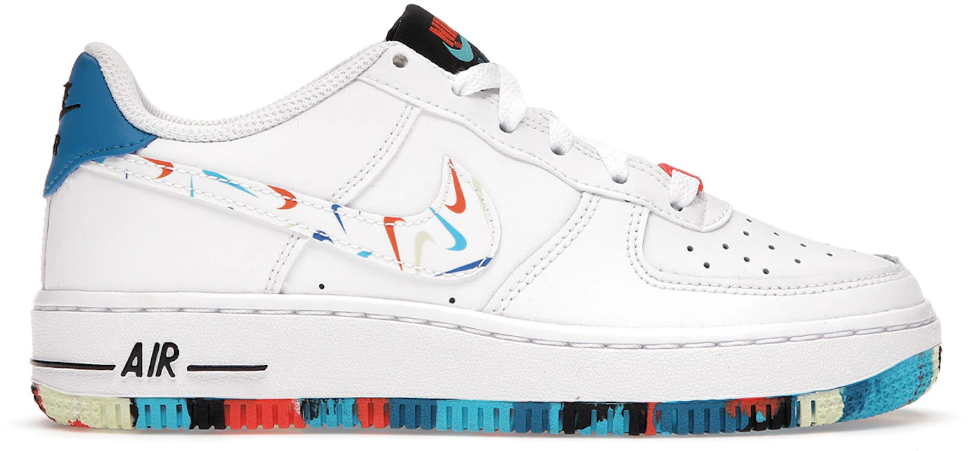 Nike Air Force 1 Low Multicolor Swooshes (GS) - - US