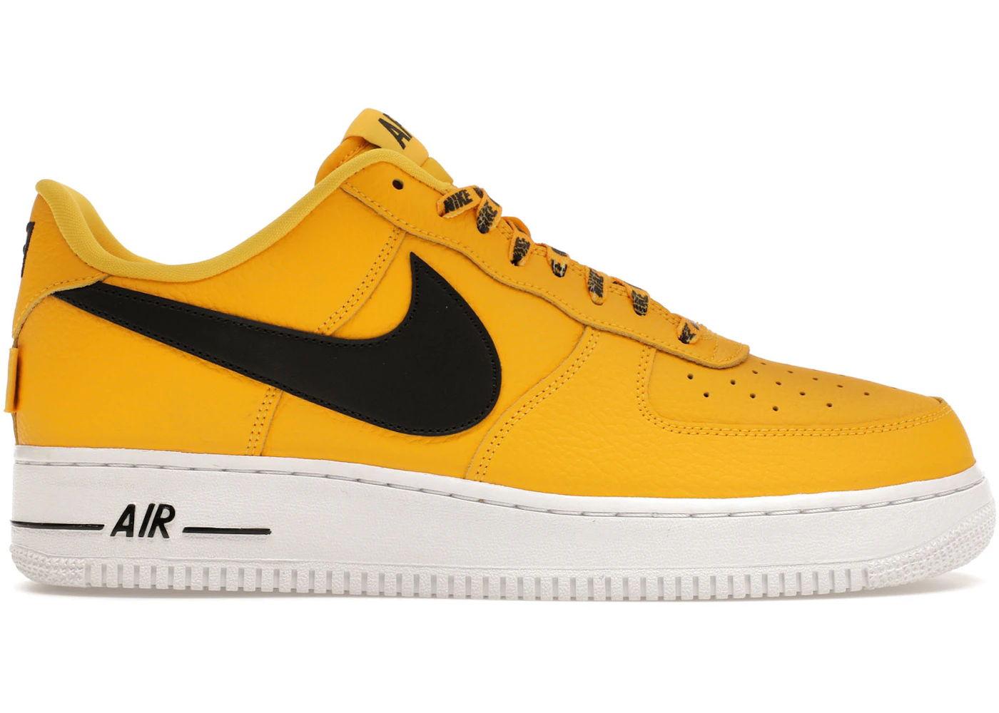 Nike Air Force Bajo NBA Amarillo Hombre 823511-701 MX