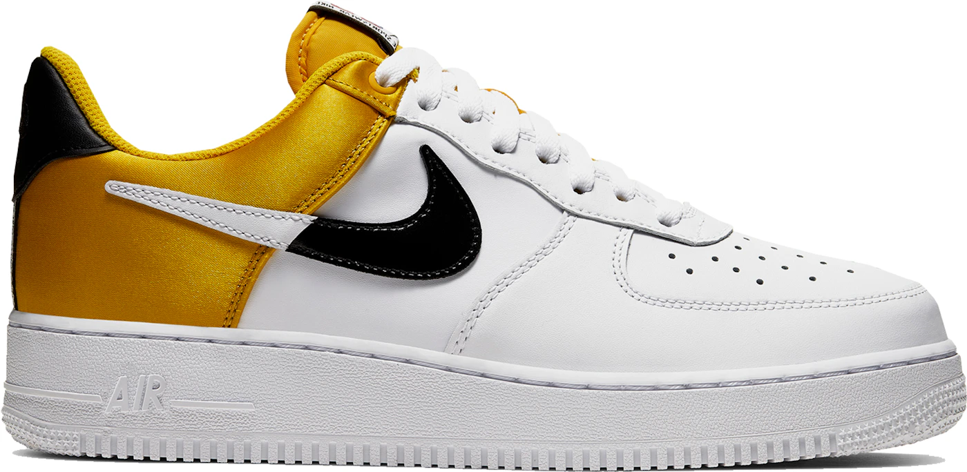 Nike Air Force 1 NBA City Edition White Gold Men's - -