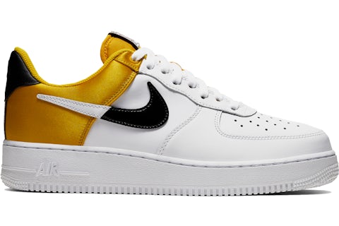 Nike Air Force 1 Low NBA City Edition White Gold Men s Sneakers US