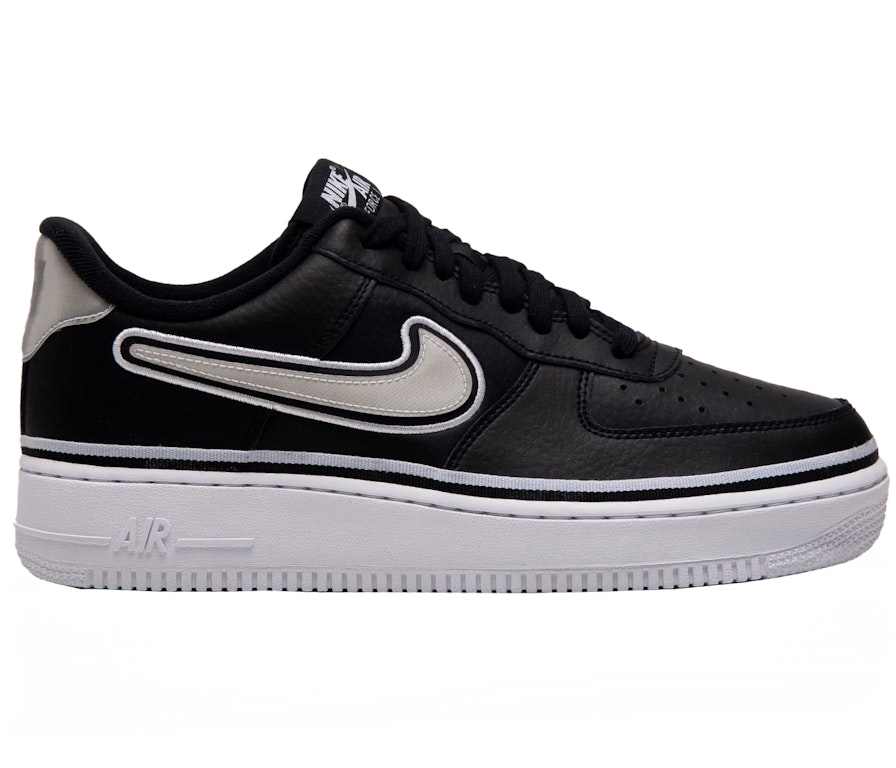 Pre-owned Nike Air Force 1 Low Nba Spurs (gs) In Black/white