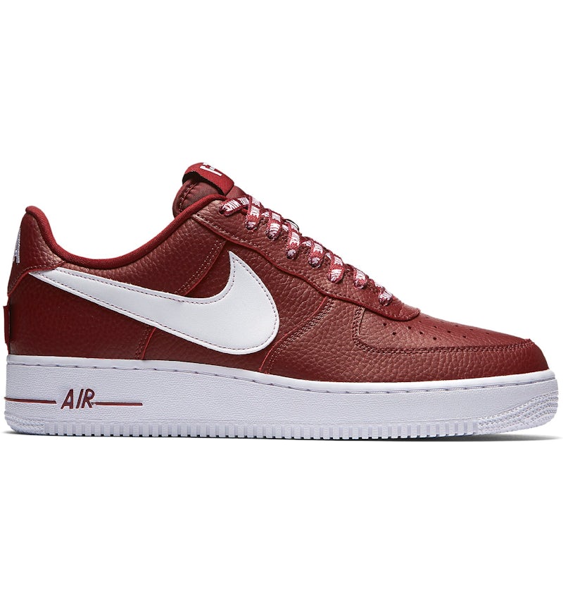 Nike Air Force 1 Low NBA Team Rouge Homme Style 823511 605 FR