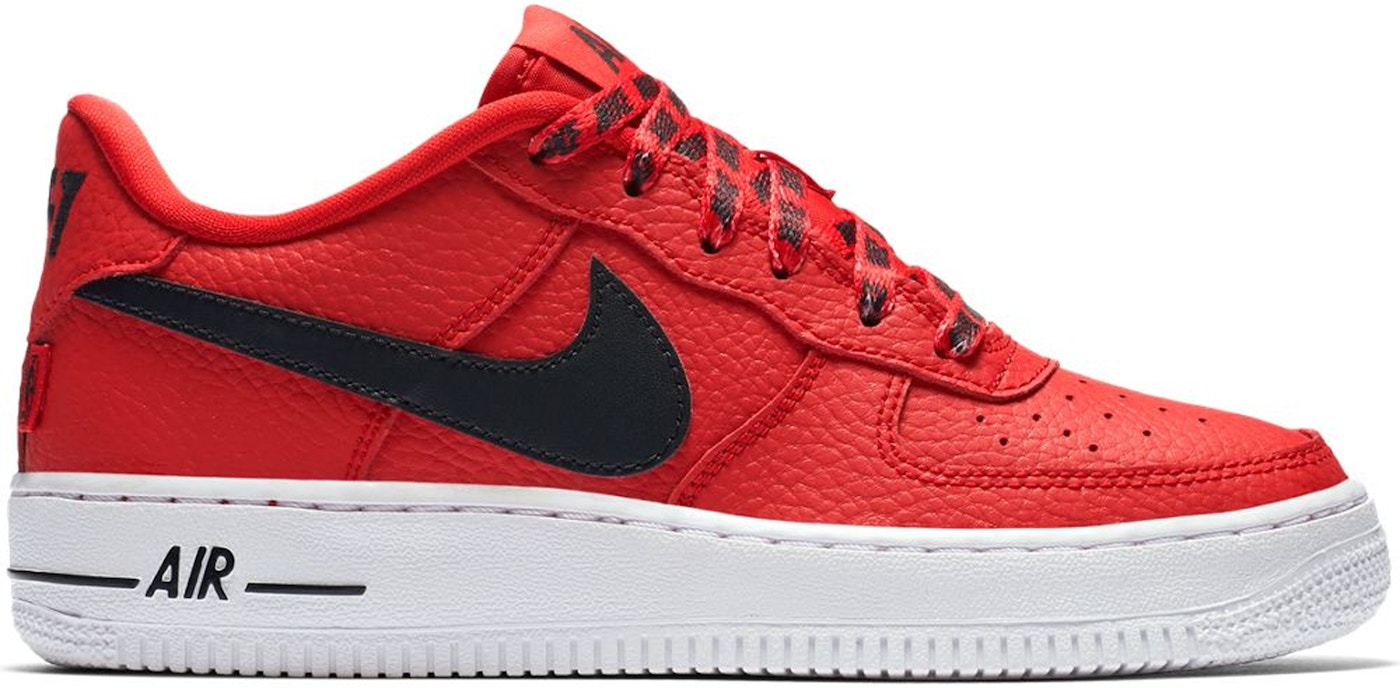 Nike Air Force 1 Low NBA University Red (GS) - 820438-606