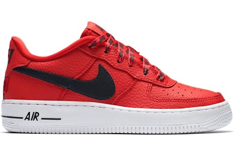 Nike Air Force 1 Low NBA University Red GS 820438 606 US