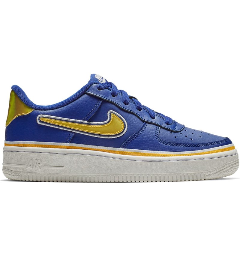 Nike Air Force 1 Low NBA Warriors para escolares AR0734 400 MX