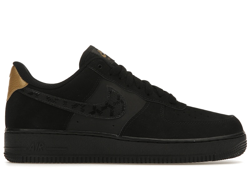 Black gold clearance air force 1