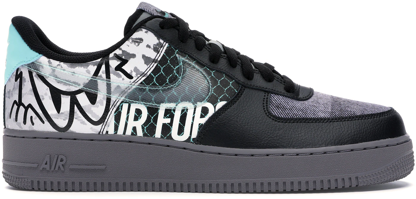 Size+11+-+Nike+Air+Force+1+Low+%2707+LV8+Black+Pure+Platinum for sale  online