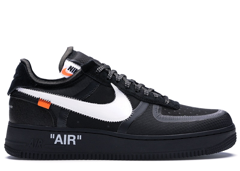 Nike Air Force 1 Low Off-White Black White Men's - AO4606-001 - US