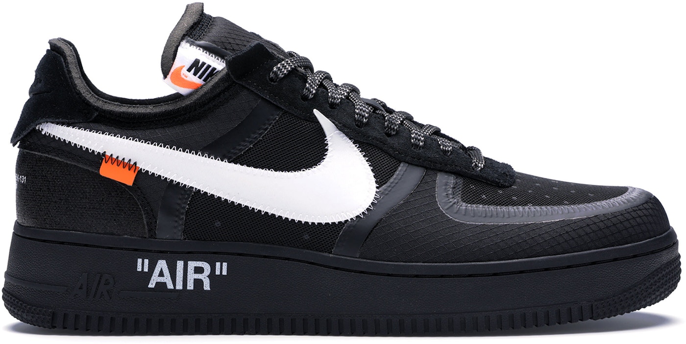 Force 1 Low Off-White Black White