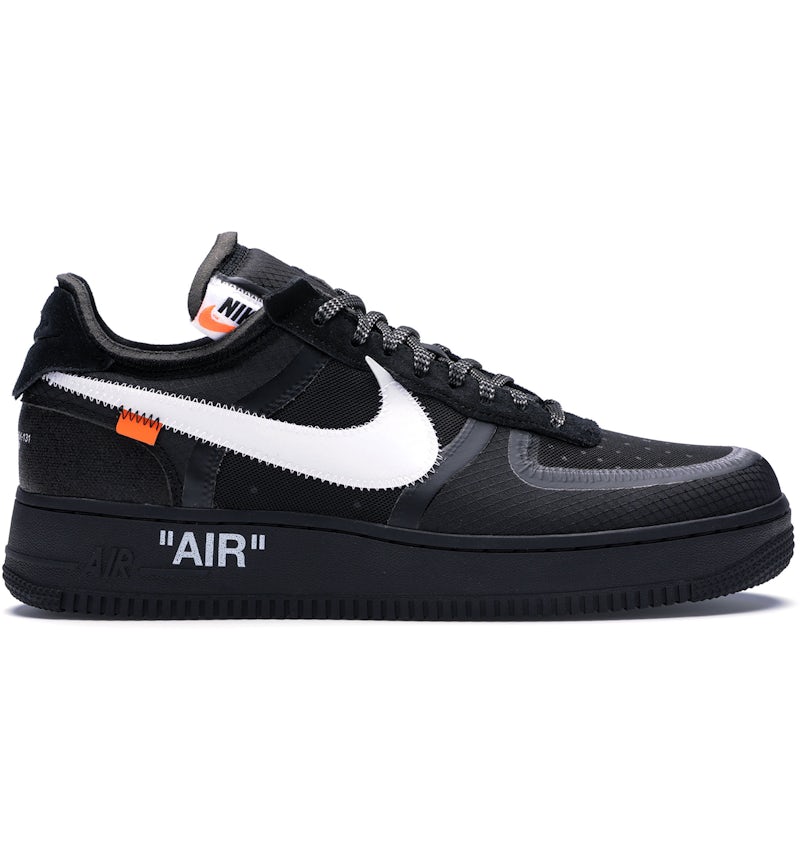 Nike Air Force Low Off-White Black White Men's AO4606-001 US