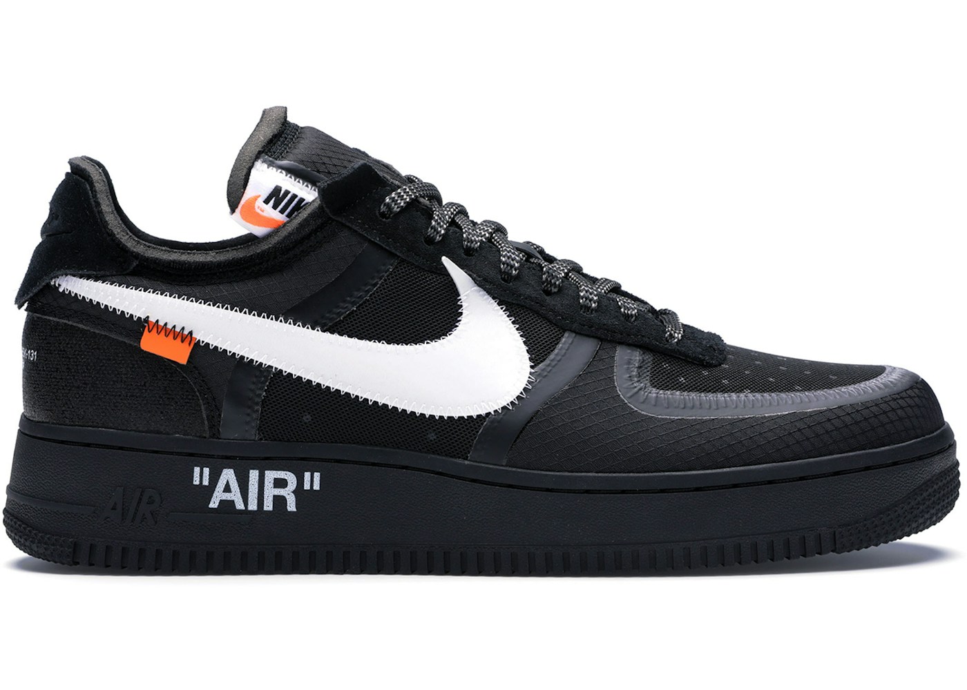 Nike Air Force 1 Low Off White Black White Ao4606 001 Nike Air Force 1 Low Off White Black White Ao4606 001