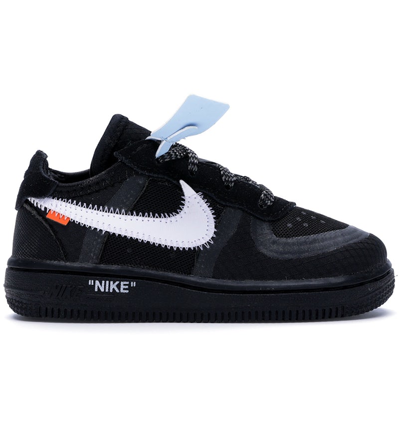 Nike Air Force Low Off-White Black White (TD) BV0853-001 GB