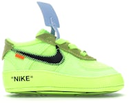 Nike Off-White Air Force 1 Shoes Brooklyn Light Green Spark DX1419-300 Men’s