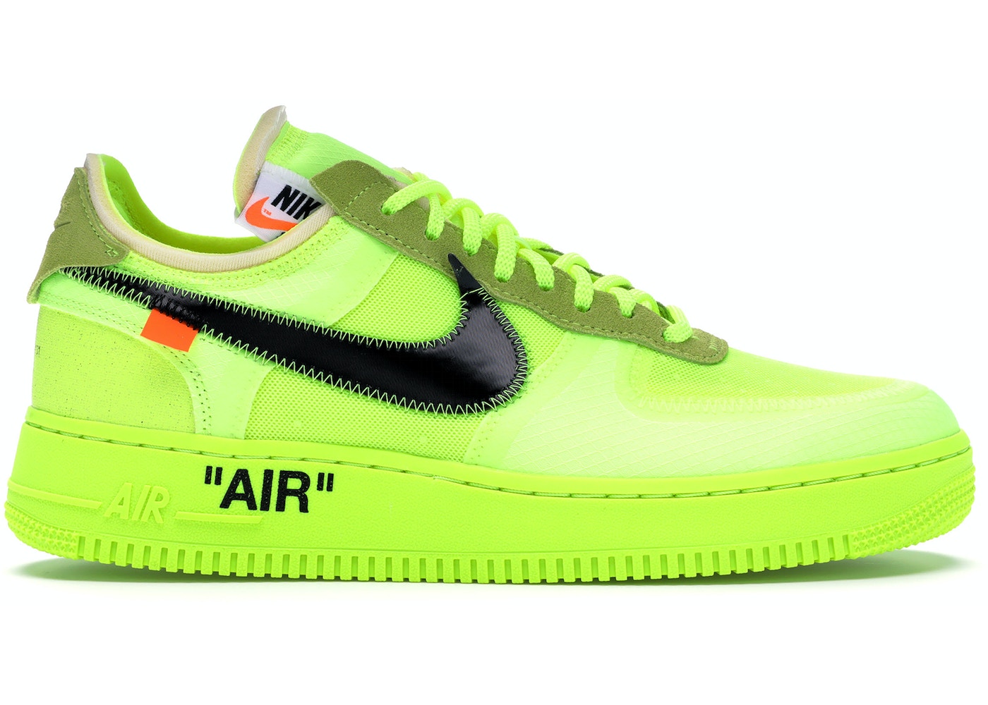 Nike Air Force 1 Low Off-White Volt - AO4606-700