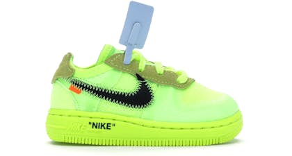 Nike Air Force 1 Low Off-White Volt Men's - AO4606-700 - US