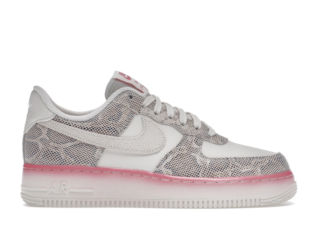 Pre-owned Nike Air Force 1 Low Our Force 1 Snakeskin (women's) In Phantom/sail/pink Nebula
