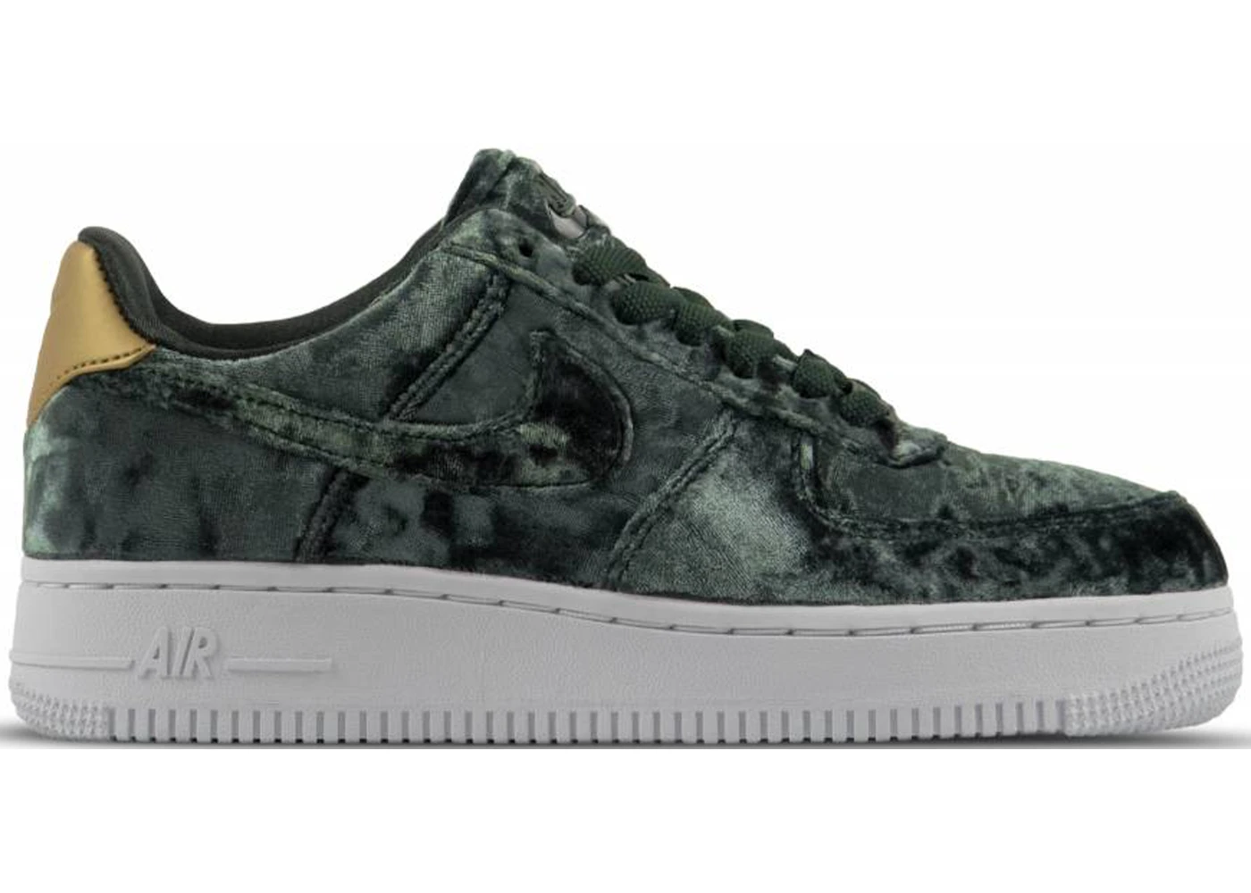 Nike Air Force 1 Low Outdoor Green Velvet (Women's) - 896185-300 - US