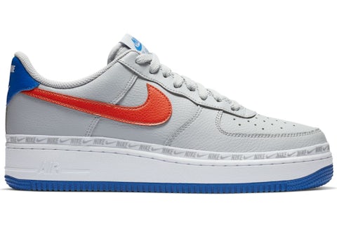 Nike Air Force 1 Low Overbranding Grey Blue Red Men s CD7339 001 GB