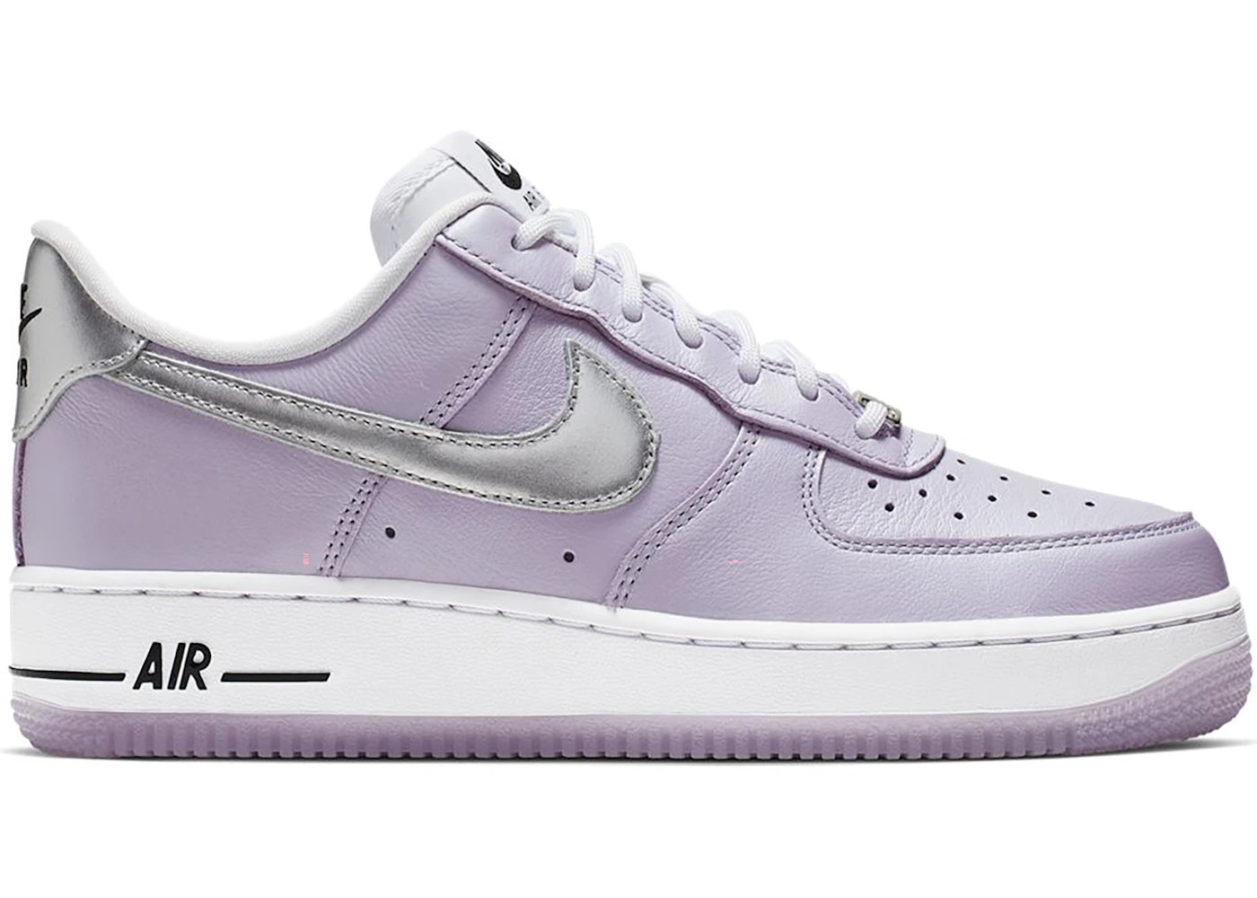 Light purple nike top air force 1