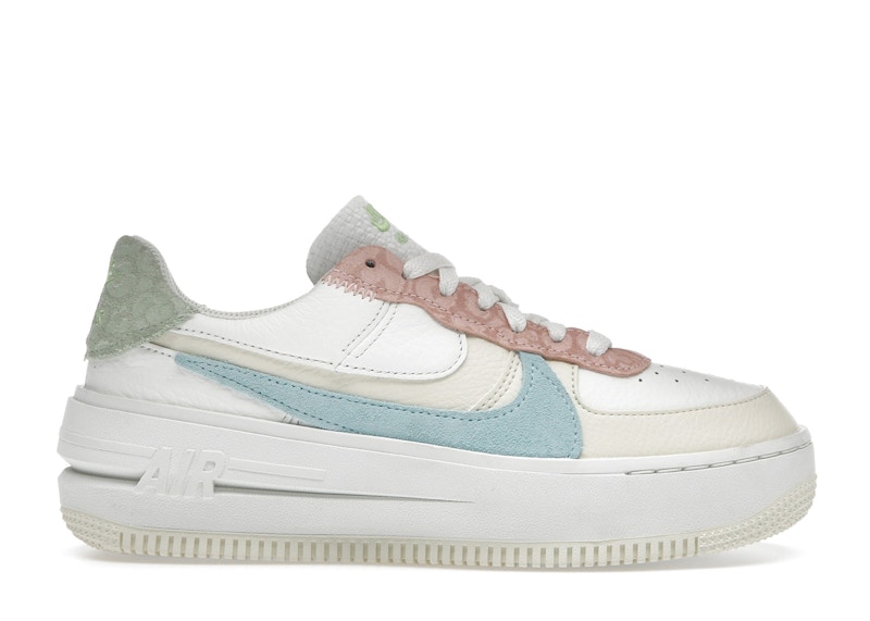 Nike Air Force 1 Low PLT.AF.ORM Pastel Leopard (Women's) Sneakers in Sail/Honeydew/Arctic Orange