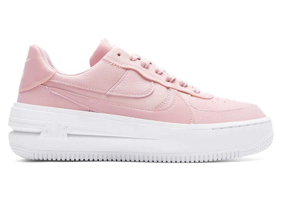 Pre-owned Nike Air Force 1 Low Plt.af.orm Pink Oxford (women's) In Pink Oxford/white/light Soft Pink