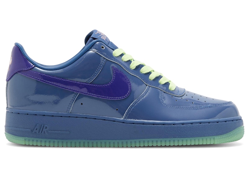 Nike Air Force 1 Low Patent Leather Mystic Navy Grape Ice