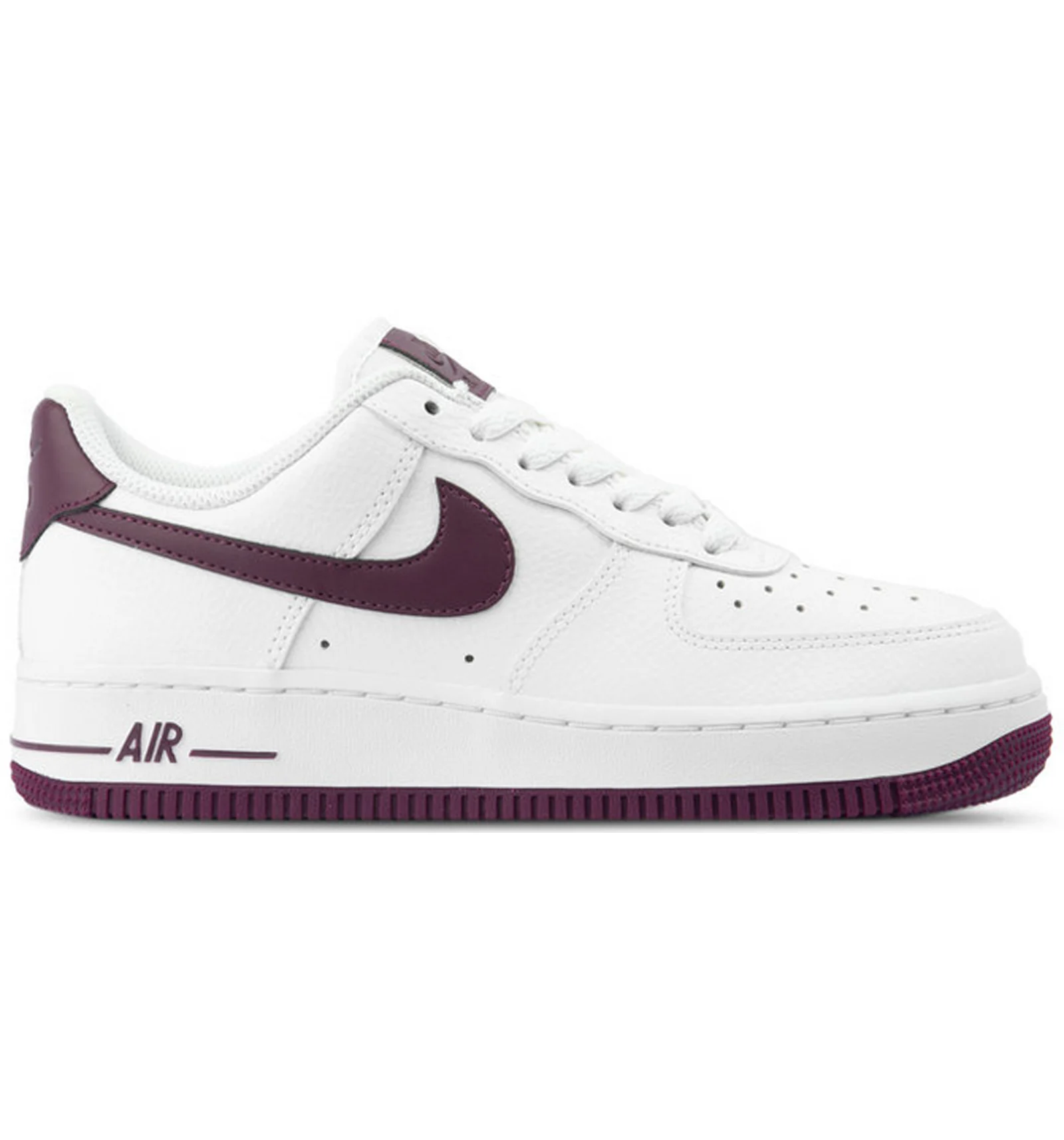 Nike Air Force 1 Low Patent White Bordeaux Women s AH0287 105