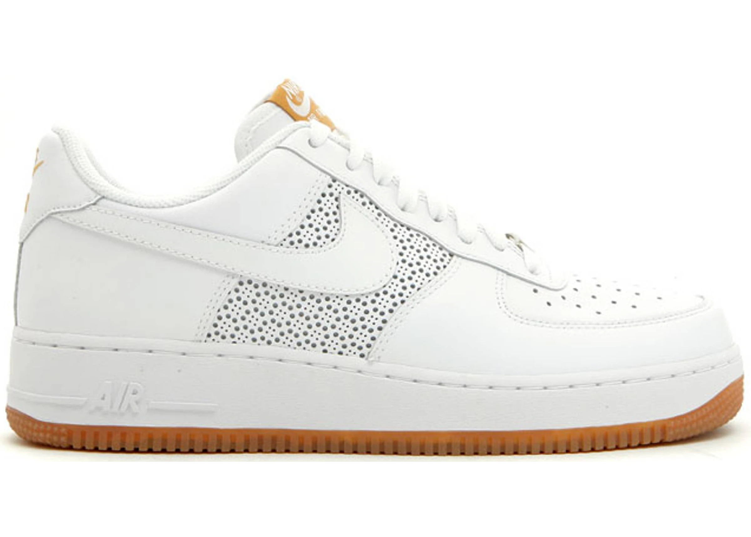 licentie hoesten plastic Nike Air Force 1 Low Perforated Sidepanels White Gum - 315122-992 - US
