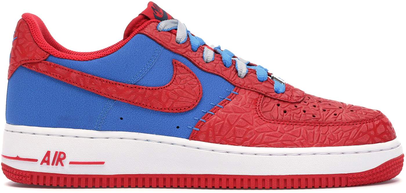 Elegibilidad factor Padre fage Nike Air Force 1 Low Photo Blue Hyper Red Men's - 488298-412 - US