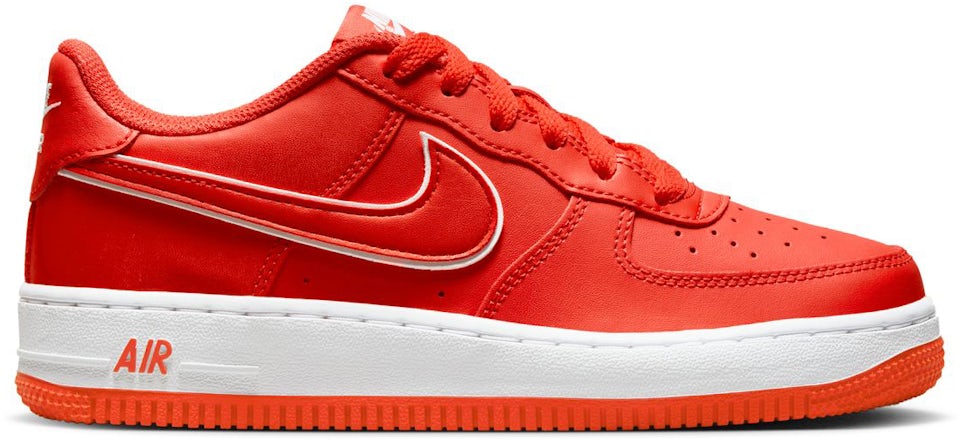 Nike Air Force 1 (GS) - Picante Red/Picante Red-White 5.5