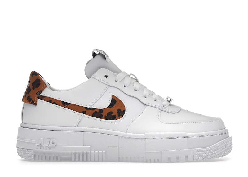 women's nike air force 1 pixel se leopard casual shoes