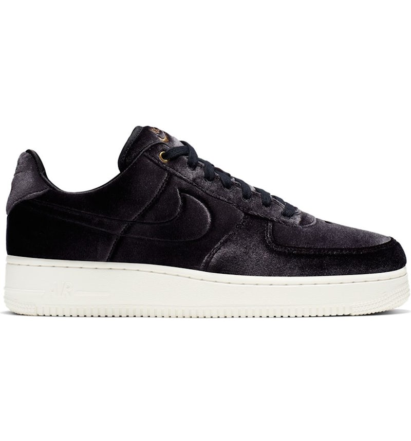 Air force 1 velour noir sales