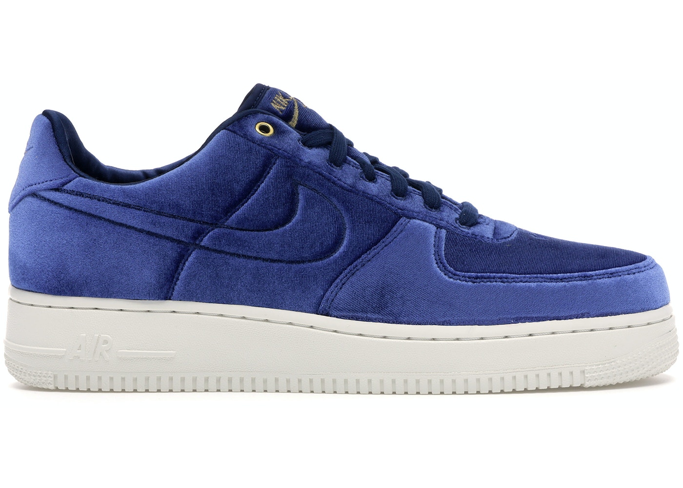 Nike Air Force 1 Low Premium 3 Velour Blue Void AT4144400