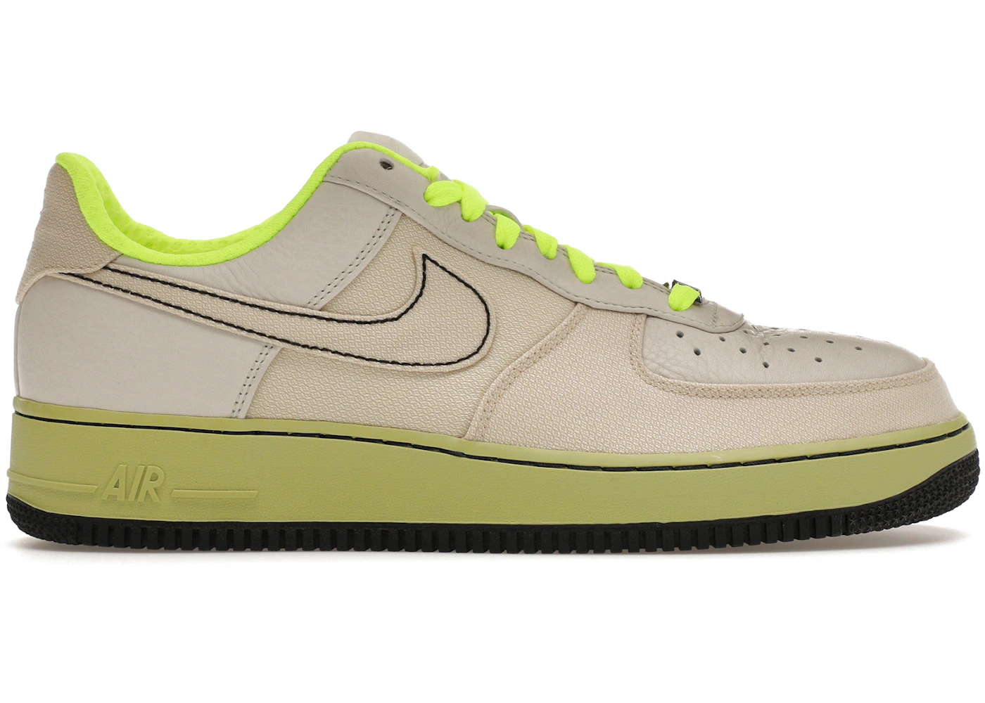 Nike Air Force Low Premium Light Bone Volt Men's 315180-002 US