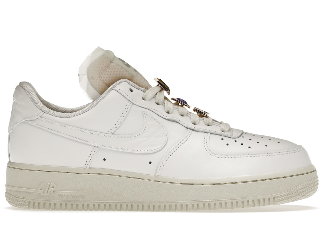 Pre-owned Nike Air Force 1 Low Prm Jewels White In Summit White/summit White-sea Glass
