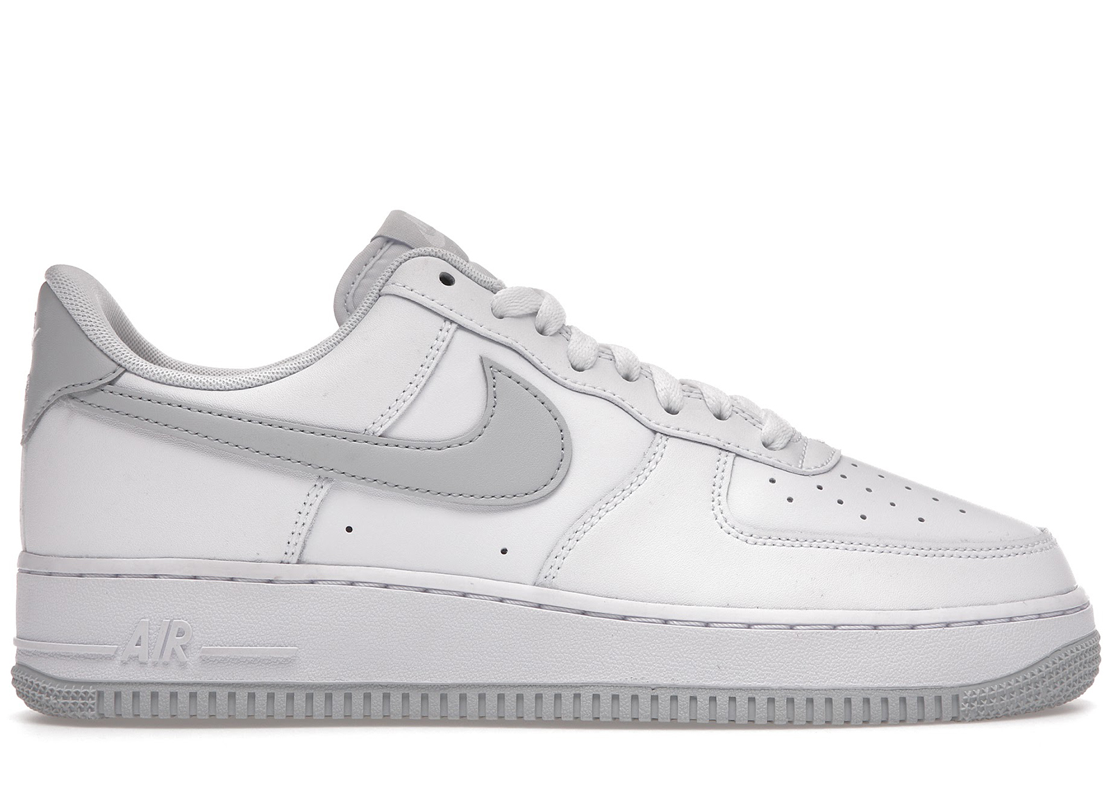 white and platinum air force 1