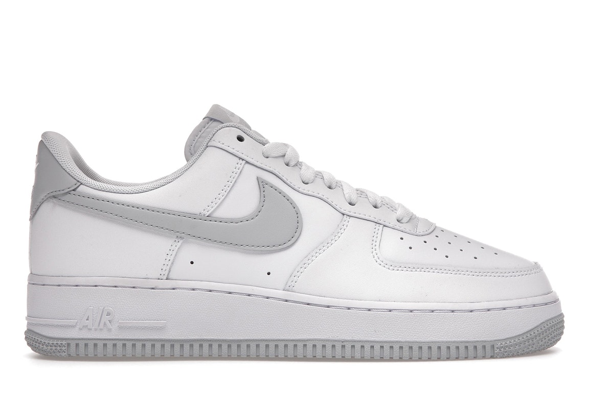 Pre-owned Nike Air Force 1 Low '07 Pure Platinum (2021) In White/pure Platinum