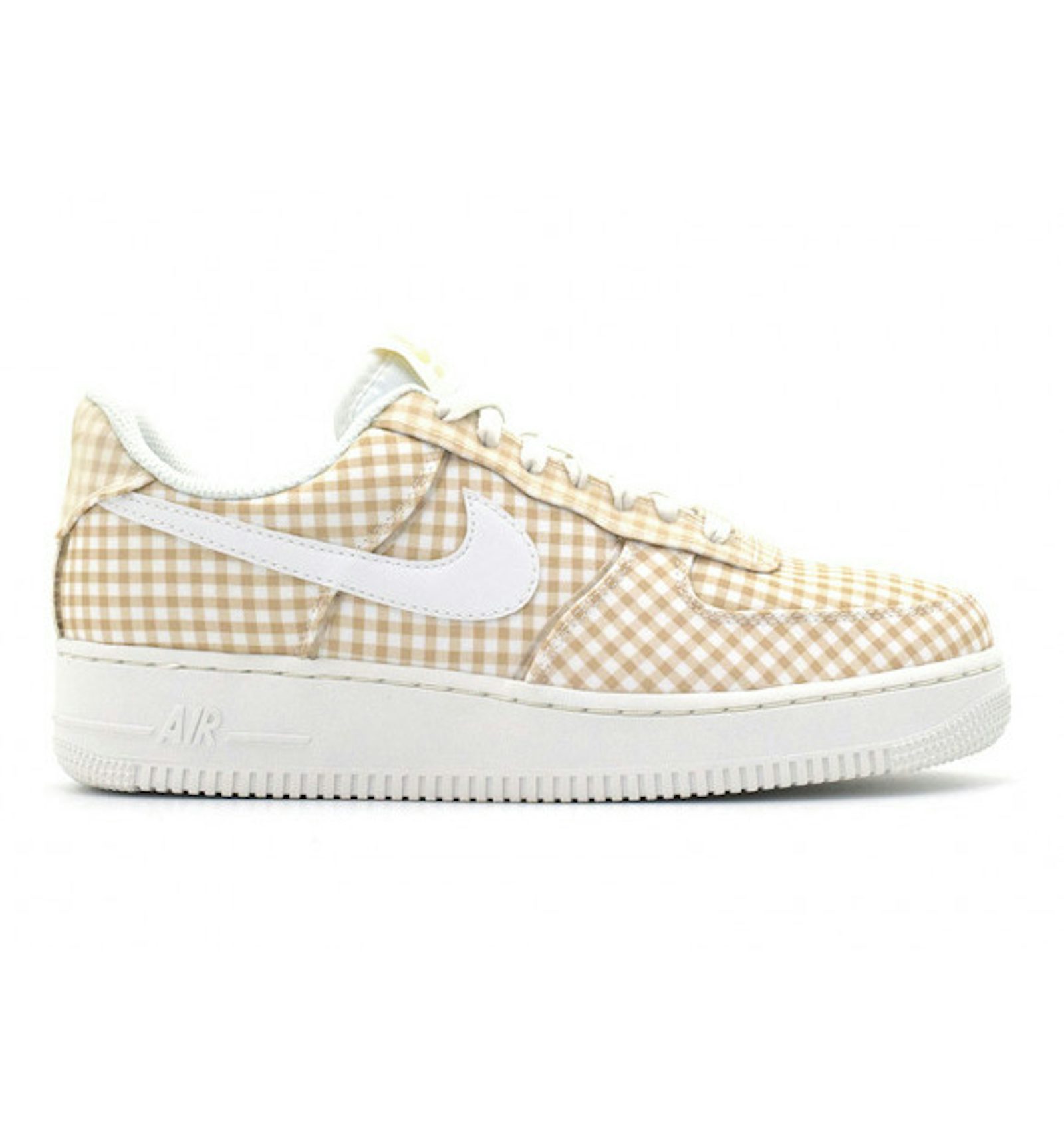 Gingham air force 1 tan Clearance