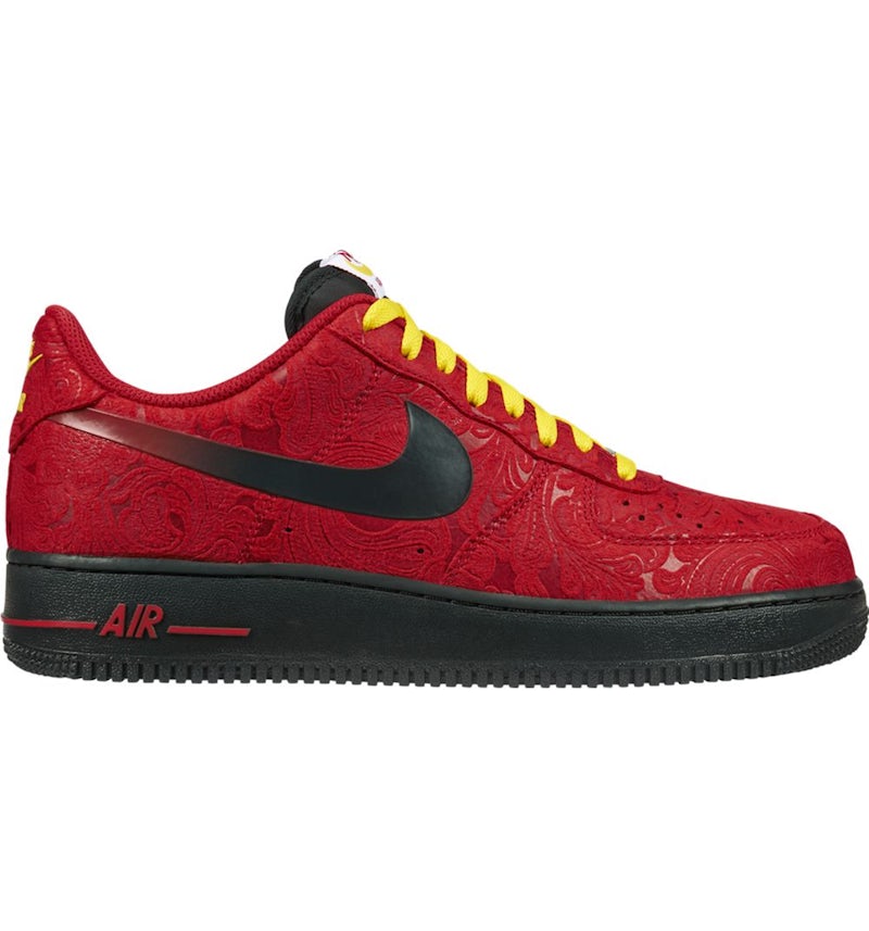 Nike Air Force 1 Low Red Paisley Men s 488298 617 US