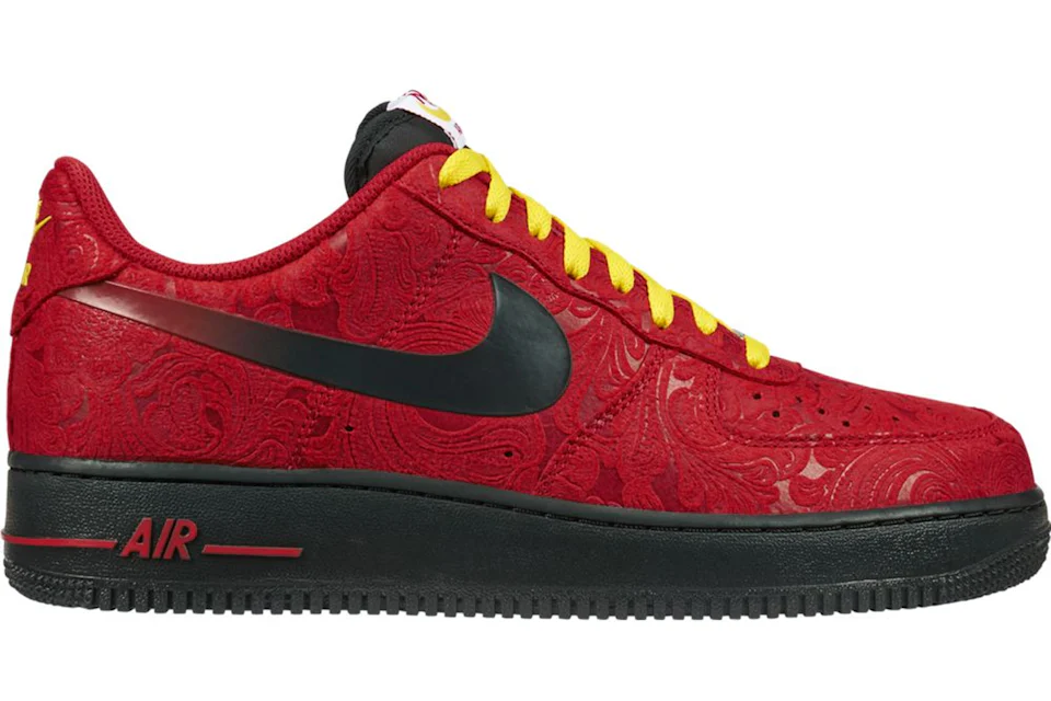 Nike air force 2025 1 low red paisley