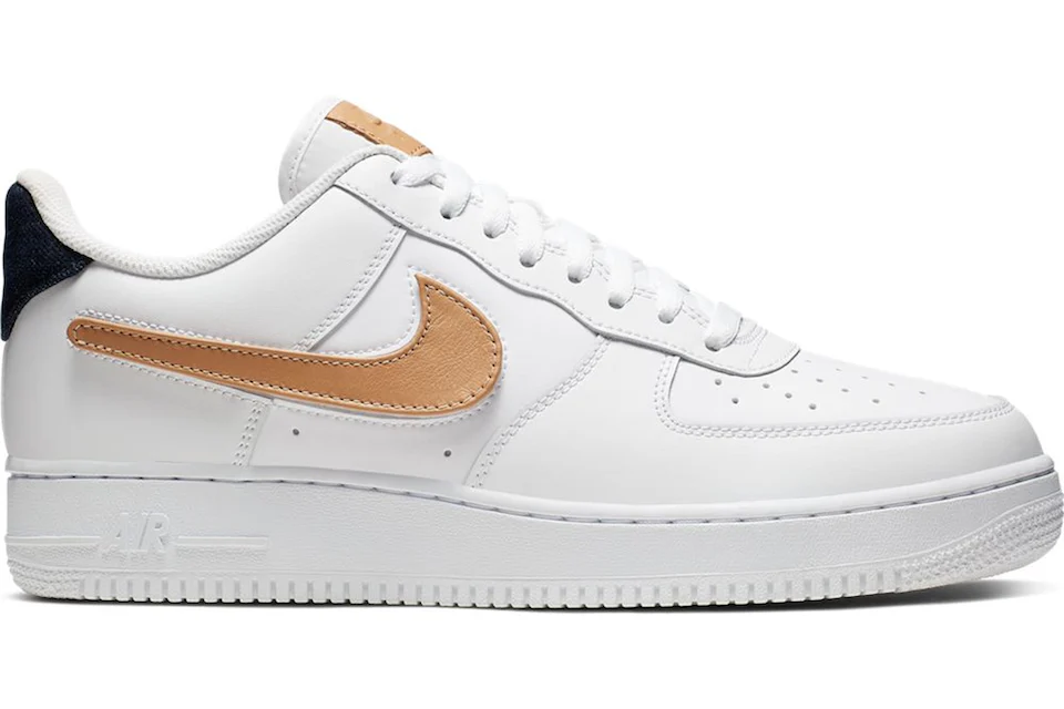 Nike Air Force 1 Low Removable Swoosh Pack White Vachetta Tan