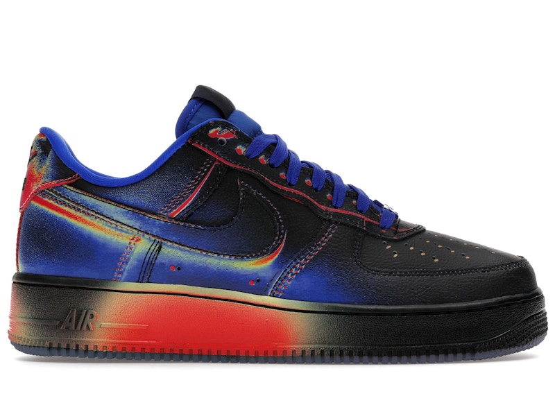 Nike Air Force 1 Low Retro Heat Map Black Racer Blue